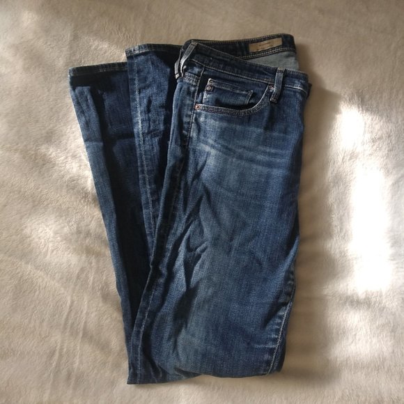 AG Adriano Goldschmied Prima Cigarette Jean High Rise Brighton Wash 29R VGUC - Picture 6 of 11